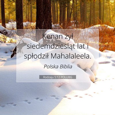 Rodzaju 5:12 Werset Biblijny Wyjaśniony
