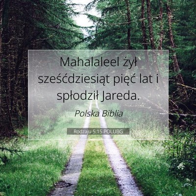 Rodzaju 5:15 Werset Biblijny Wyjaśniony