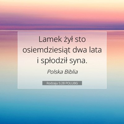 Rodzaju 5:28 Werset Biblijny Wyjaśniony