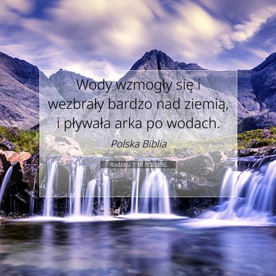Rodzaju 7:18 Werset Biblijny Wyjaśniony
