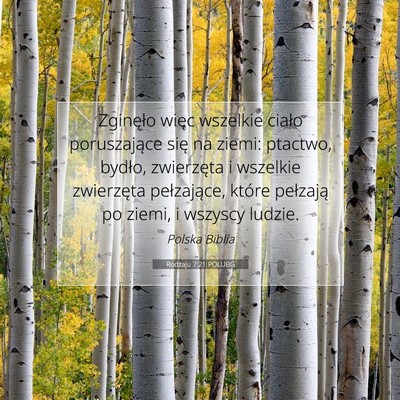 Rodzaju 7:21 POLUBG Obraz Wersetu Biblijnego