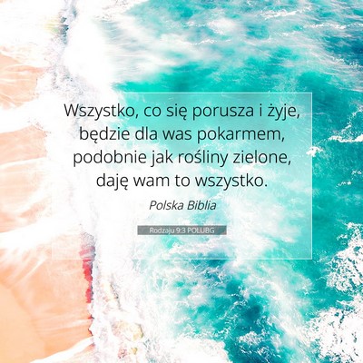 Rodzaju 9:3 POLUBG Obraz Wersetu Biblijnego