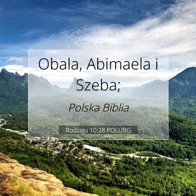 Rodzaju 10:28 POLUBG Obraz Wersetu Biblijnego