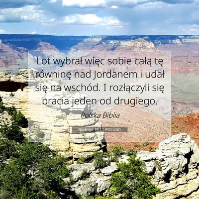 Rodzaju 13:11 Werset Biblijny Wyjaśniony