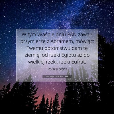 Rodzaju 15:18 POLUBG Obraz Wersetu Biblijnego