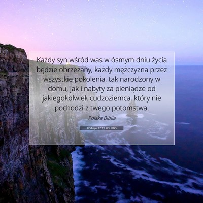 Rodzaju 17:12 POLUBG Obraz Wersetu Biblijnego