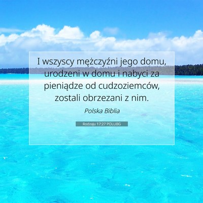 Rodzaju 17:27 POLUBG Obraz Wersetu Biblijnego