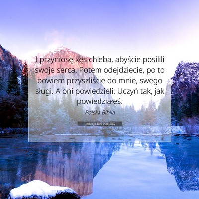Rodzaju 18:5 POLUBG Obraz Wersetu Biblijnego