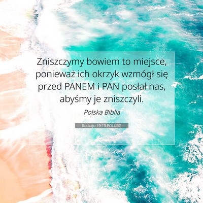 Rodzaju 19:13 POLUBG Obraz Wersetu Biblijnego