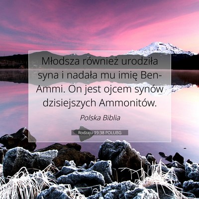 Rodzaju 19:38 POLUBG Obraz Wersetu Biblijnego
