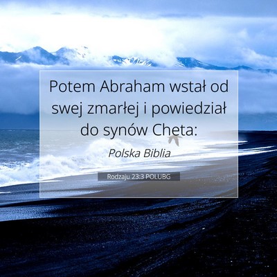 Rodzaju 23:3 POLUBG Obraz Wersetu Biblijnego