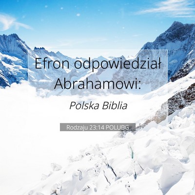 Rodzaju 23:14 Werset Biblijny Wyjaśniony