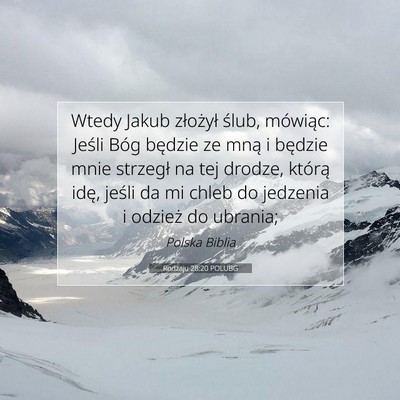 Rodzaju 28:20 POLUBG Obraz Wersetu Biblijnego
