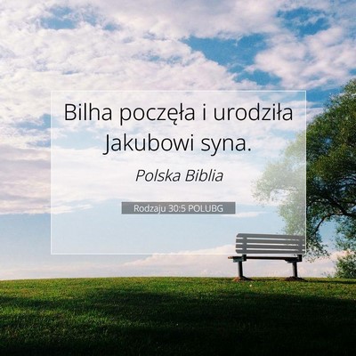 Rodzaju 30:5 POLUBG Obraz Wersetu Biblijnego