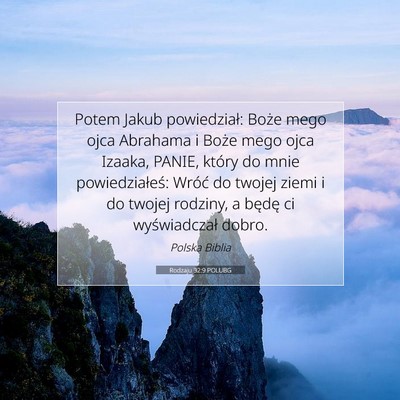 Rodzaju 32:9 POLUBG Obraz Wersetu Biblijnego
