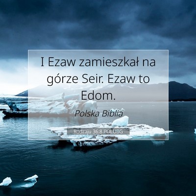 Rodzaju 36:8 Werset Biblijny Wyjaśniony