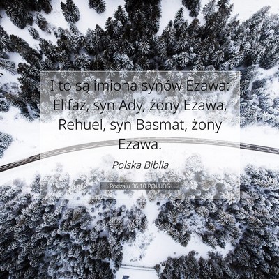 Rodzaju 36:10 Werset Biblijny Wyjaśniony