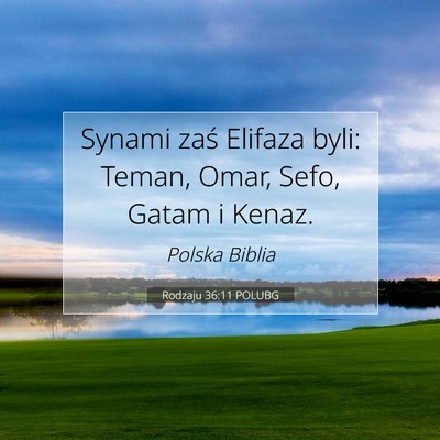 Rodzaju 36:11 Werset Biblijny Wyjaśniony