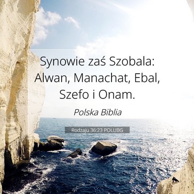 Rodzaju 36:23 Werset Biblijny Wyjaśniony