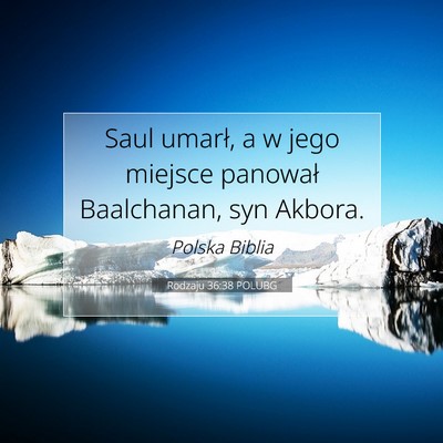 Rodzaju 36:38 Werset Biblijny Wyjaśniony