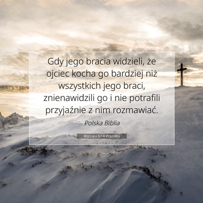 Rodzaju 37:4 POLUBG Obraz Wersetu Biblijnego