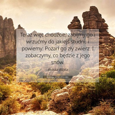 Rodzaju 37:20 POLUBG Obraz Wersetu Biblijnego