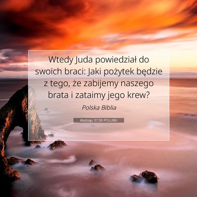 Rodzaju 37:26 POLUBG Obraz Wersetu Biblijnego