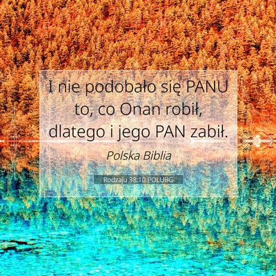 Rodzaju 38:10 POLUBG Obraz Wersetu Biblijnego