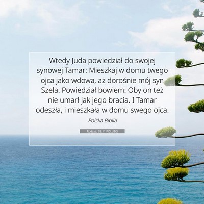 Rodzaju 38:11 POLUBG Obraz Wersetu Biblijnego