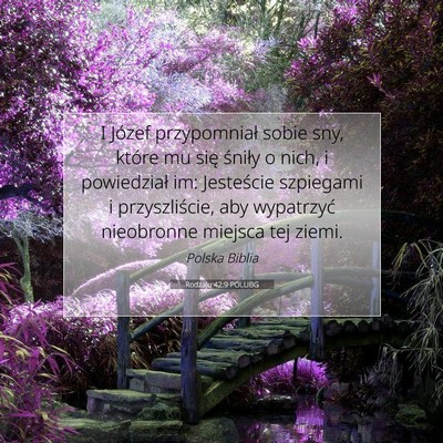 Rodzaju 42:9 POLUBG Obraz Wersetu Biblijnego