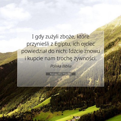 Rodzaju 43:2 POLUBG Obraz Wersetu Biblijnego