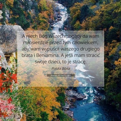 Rodzaju 43:14 POLUBG Obraz Wersetu Biblijnego
