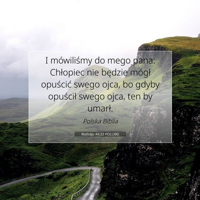 Rodzaju 44:22 Werset Biblijny Wyjaśniony