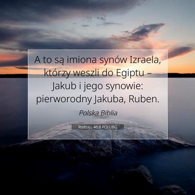 Rodzaju 46:8 POLUBG Obraz Wersetu Biblijnego