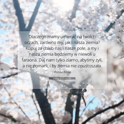 Rodzaju 47:19 POLUBG Obraz Wersetu Biblijnego