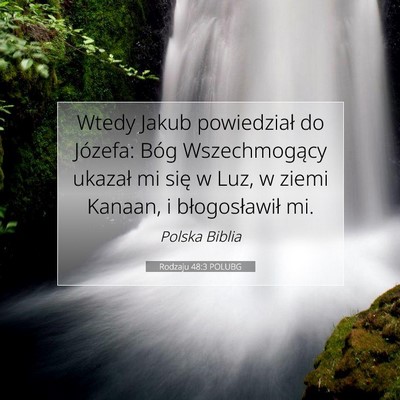 Rodzaju 48:3 POLUBG Obraz Wersetu Biblijnego