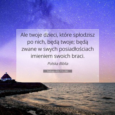 Rodzaju 48:6 Werset Biblijny Wyjaśniony