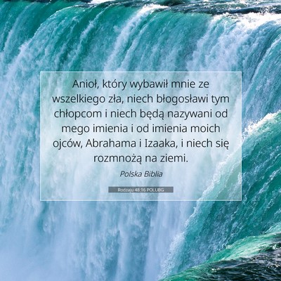 Rodzaju 48:16 POLUBG Obraz Wersetu Biblijnego