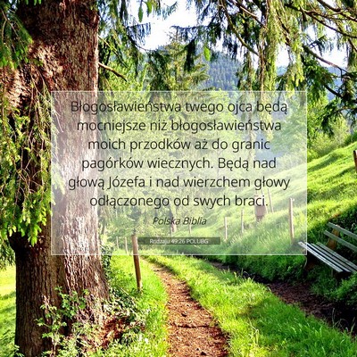 Rodzaju 49:26 POLUBG Obraz Wersetu Biblijnego