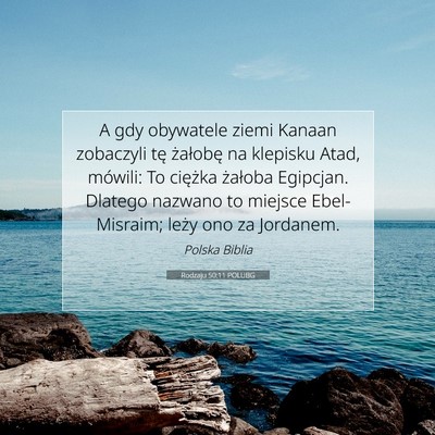 Rodzaju 50:11 POLUBG Obraz Wersetu Biblijnego