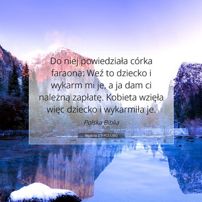 Wyjścia 2:9 Werset Biblijny Wyjaśniony