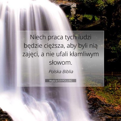 Wyjścia 5:9 Werset Biblijny Wyjaśniony