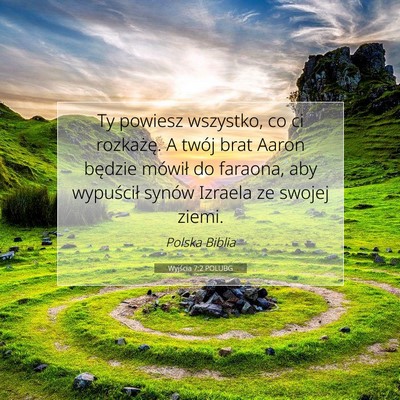 Wyjścia 7:2 POLUBG Obraz Wersetu Biblijnego