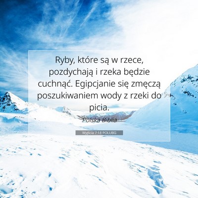 Wyjścia 7:18 POLUBG Obraz Wersetu Biblijnego