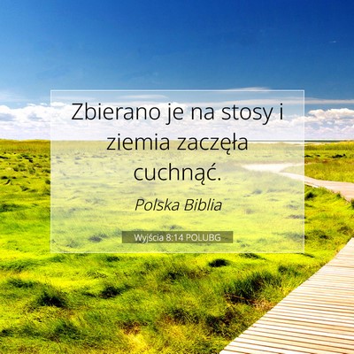 Wyjścia 8:14 Werset Biblijny Wyjaśniony