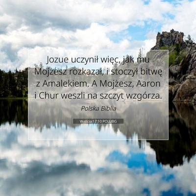 Wyjścia 17:10 Werset Biblijny Wyjaśniony