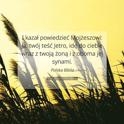 Wyjścia 18:6 Werset Biblijny Wyjaśniony