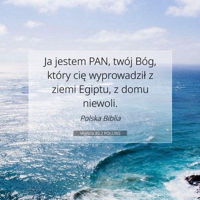 Wyjścia 20:2 POLUBG Obraz Wersetu Biblijnego