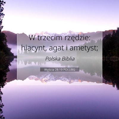 Wyjścia 28:19 Werset Biblijny Wyjaśniony