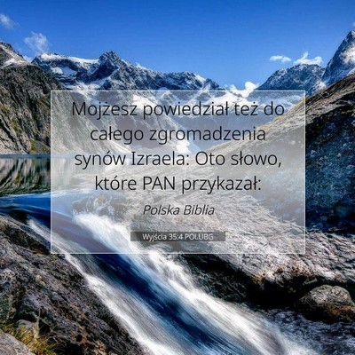 Wyjścia 35:4 POLUBG Obraz Wersetu Biblijnego